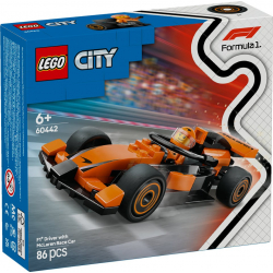 Klocki LEGO 60442 F1 Kierowca i bolid McLaren CITY